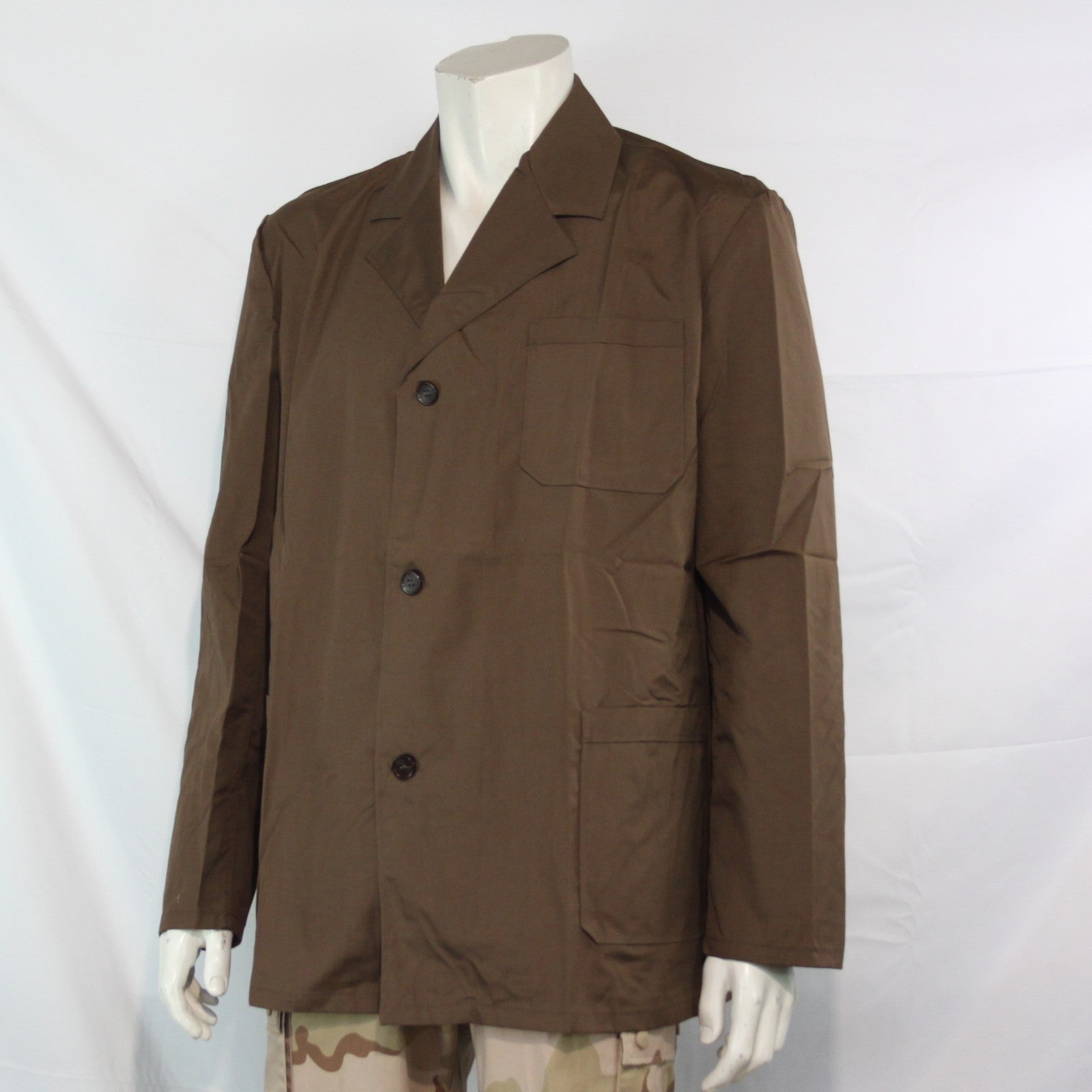 Genuine Surplus Brown Warehouse Coat / Work Jacket Lightweight (3414)