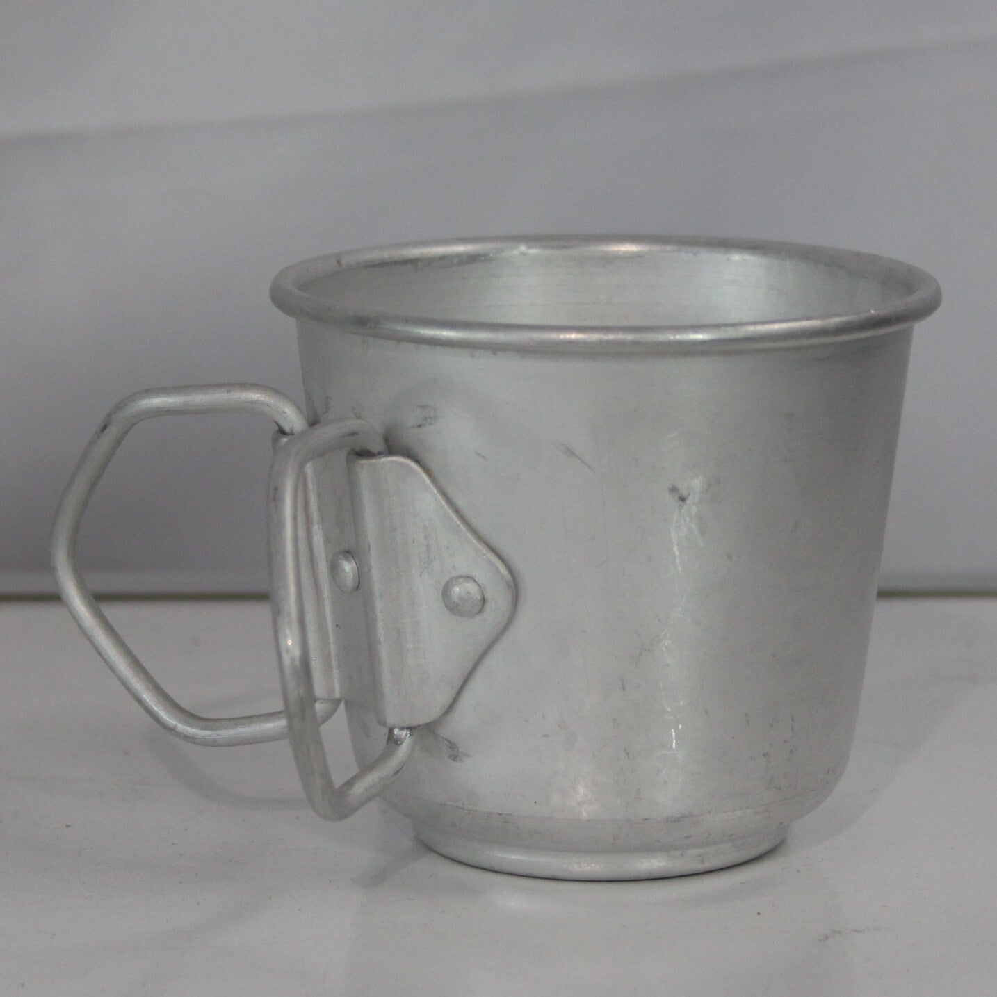 Genuine Surplus Army Metal Cup with Folding Handles Small Mug  3235