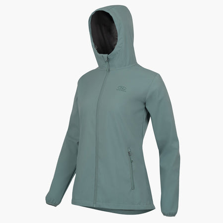 Highlander Ladies Shield Jacket Windproof Water Repellent Slate Grey Clearance