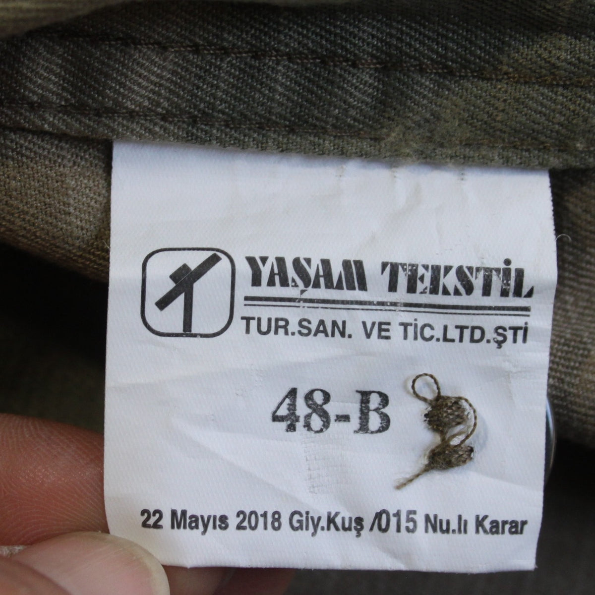 Turkish Army Shirt Beige Brown Camouflage Genuine Surplus (4319)