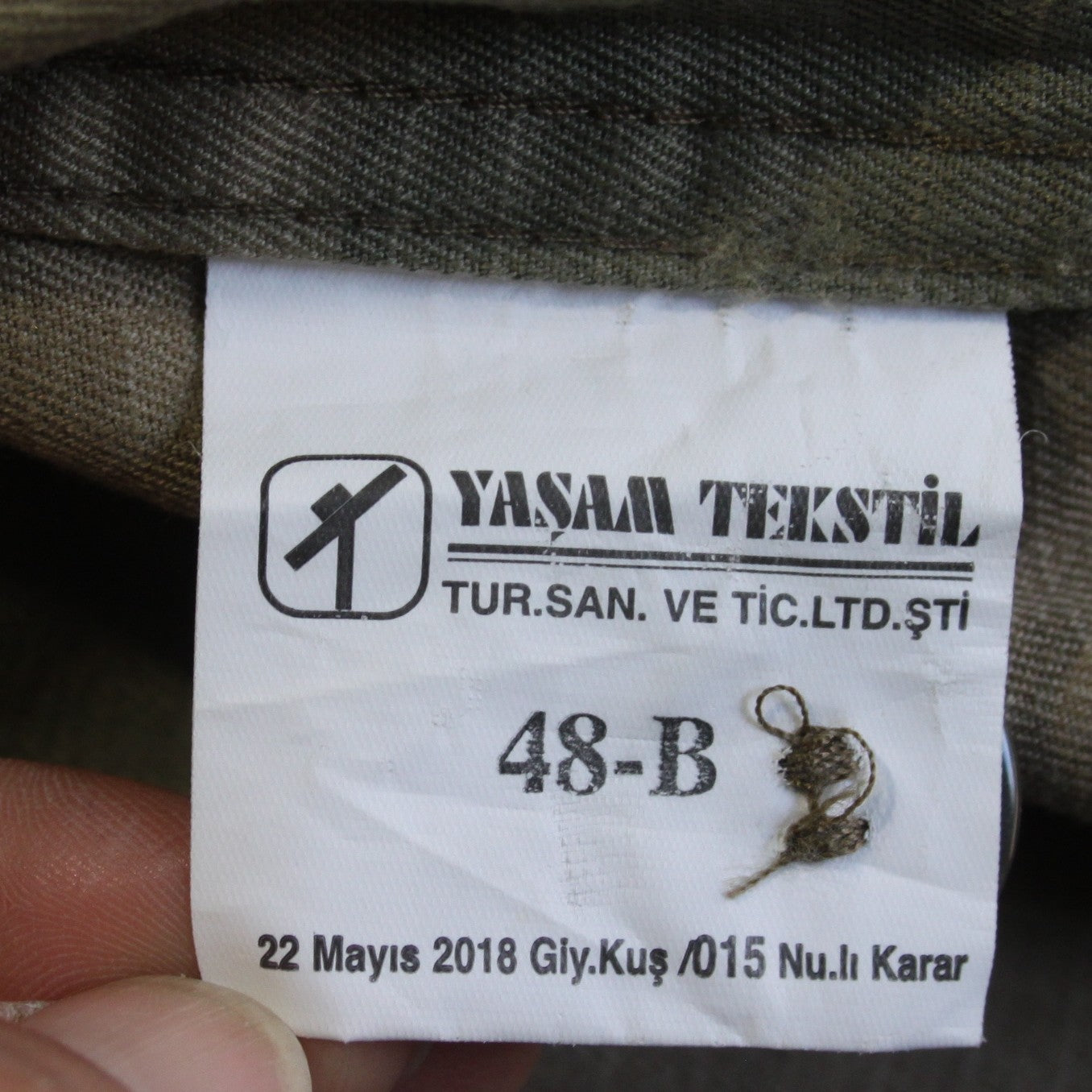 Turkish Army Shirt Beige Brown Camouflage Genuine Surplus (4319)