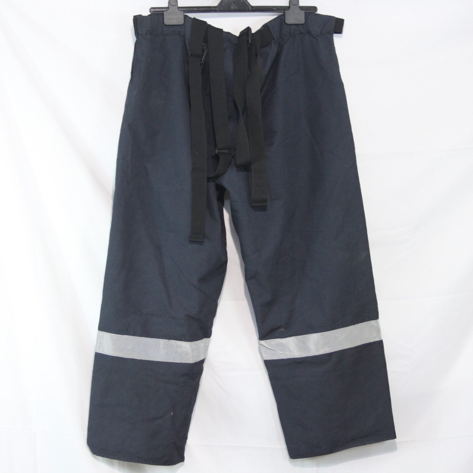 German Firefighters Trousers Waterproof Bib n Brace Nomex 44-46" W (3849)