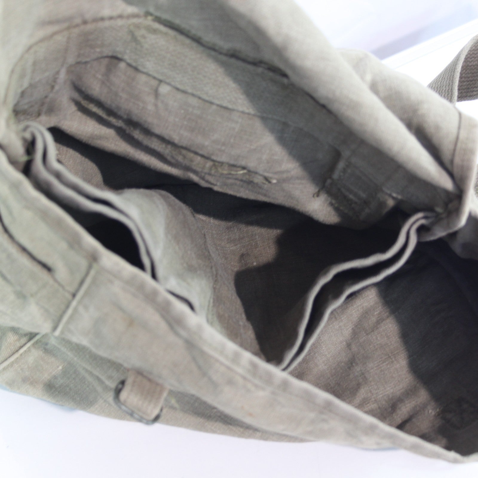 Genuine Surplus French Army Vintage Rucksack Cotton Canvas First Aid Padre 3407