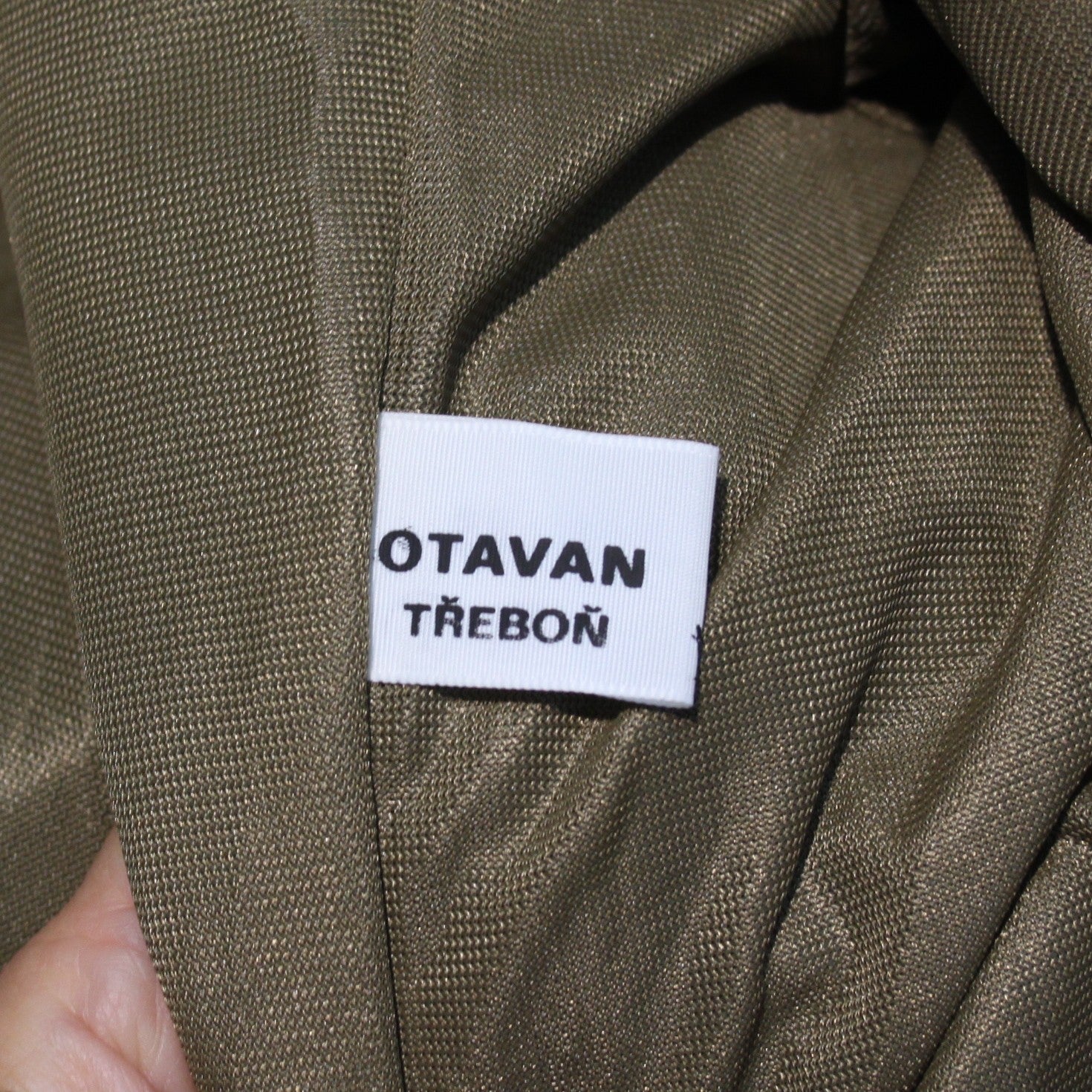 Vintage Army Surplus Trench Coat Czechoslovakian Genuine Olive Overcoat  (3645)