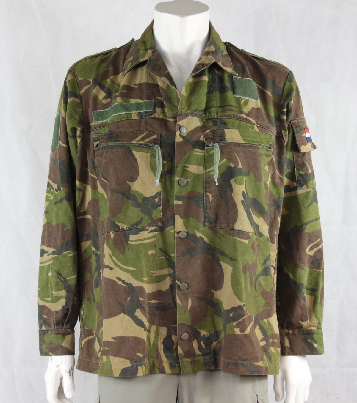 Army Heavy Weight Shirt DPM Camo Genuine Surplus Dutch Army Woodland Camouflage