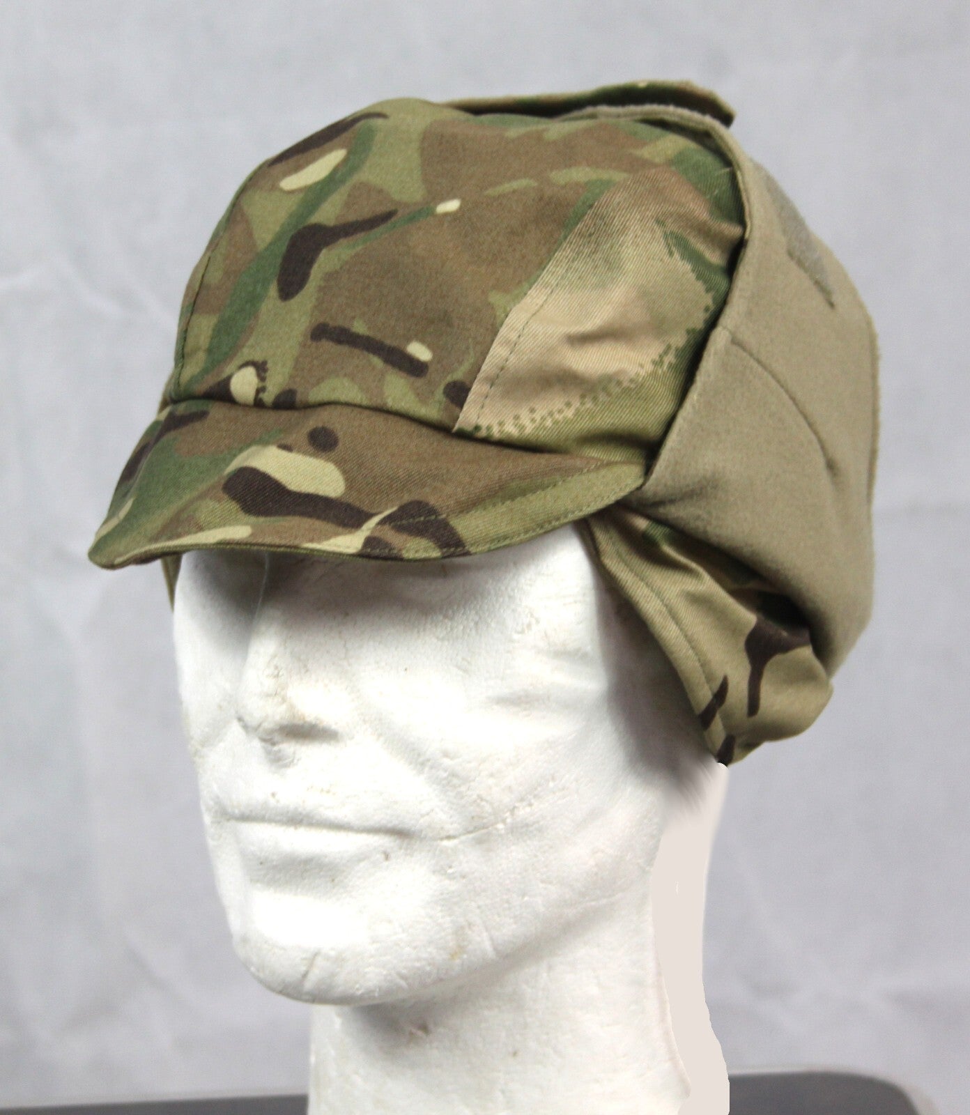 Genuine Surplus British Forces Army MTP Camouflage Winter Cold Weather Hat Chin
