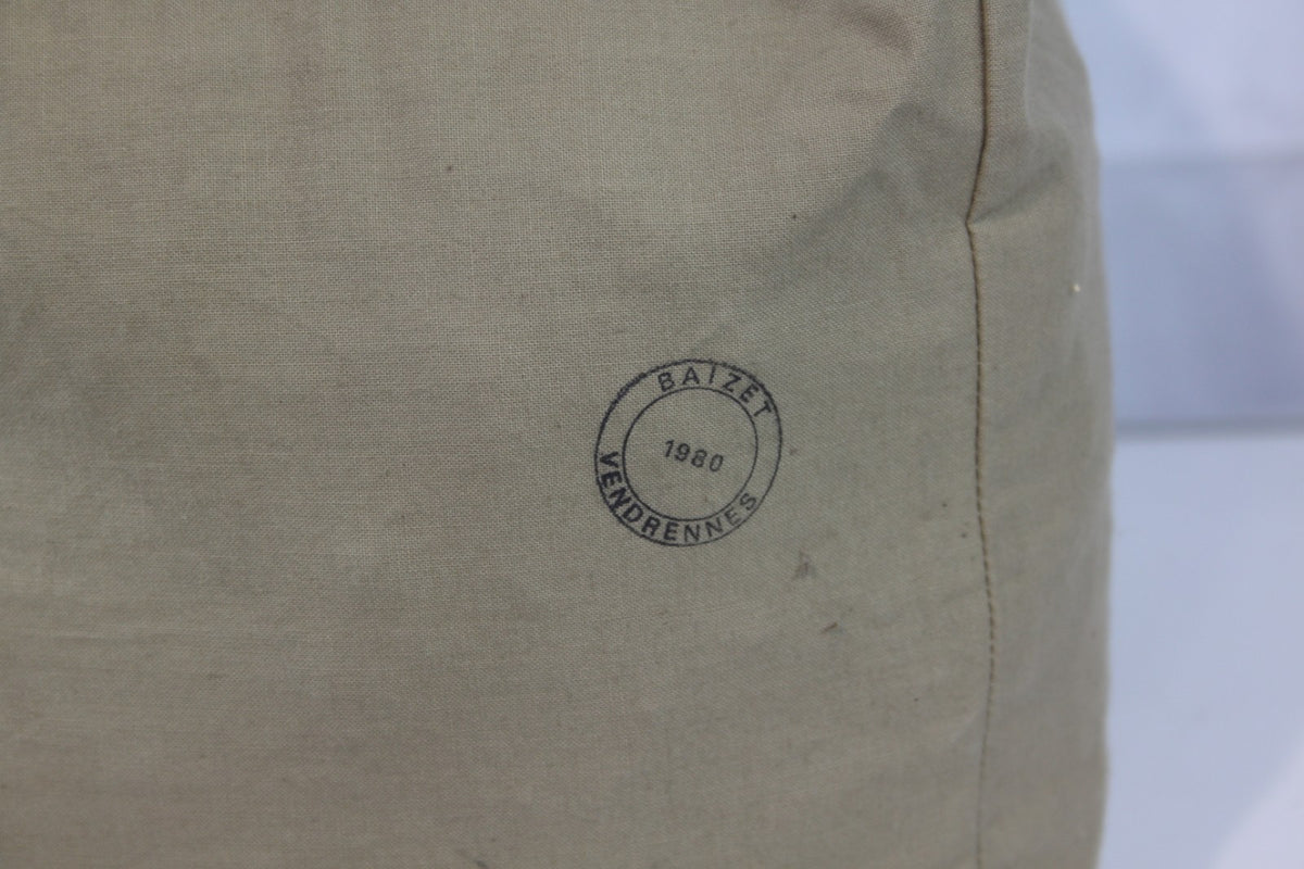 Genuine Surplus French Army Military Boot Bag Brown Canvas (1917)