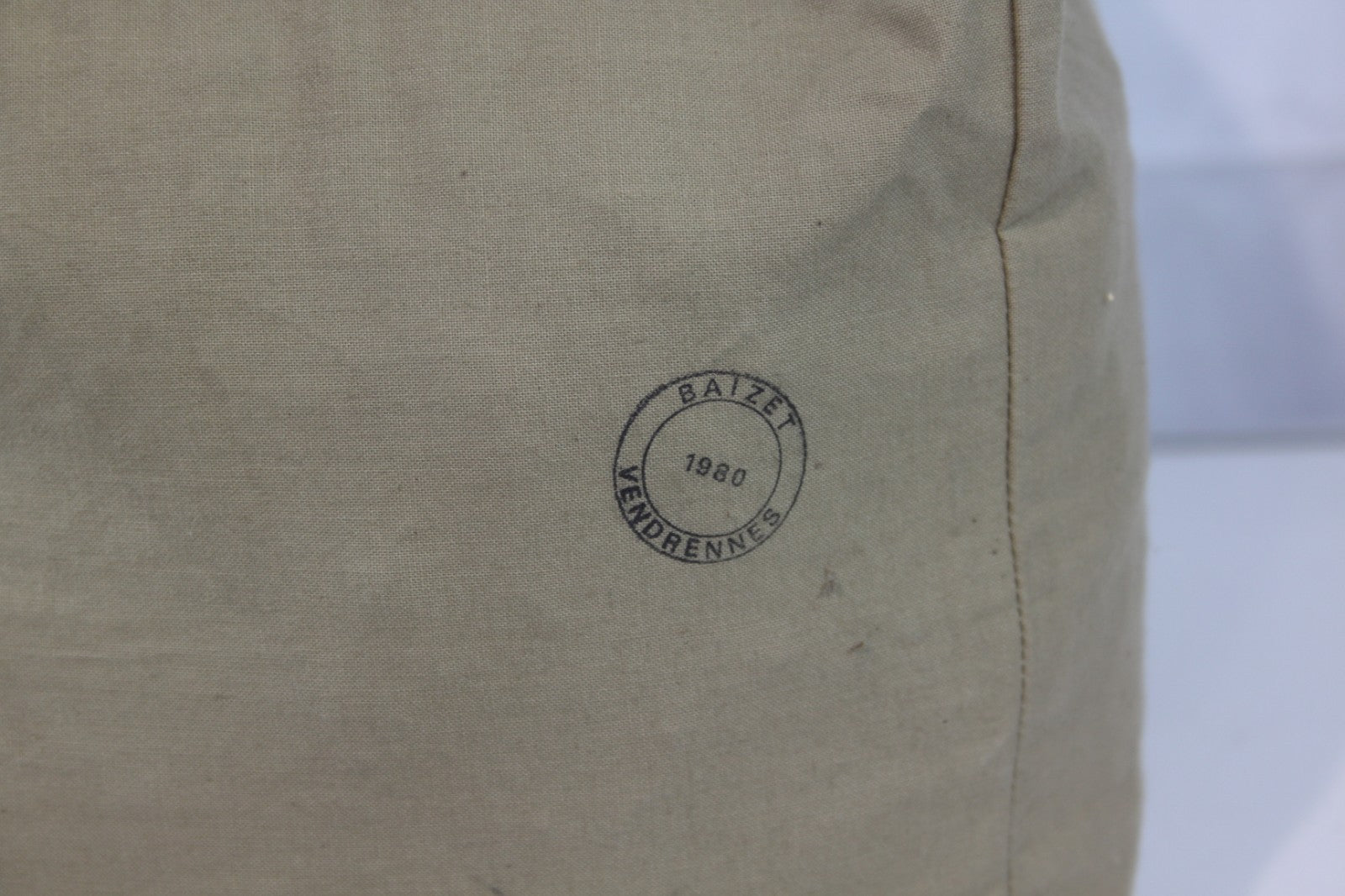 Genuine Surplus French Army Military Boot Bag Brown Canvas (1917)