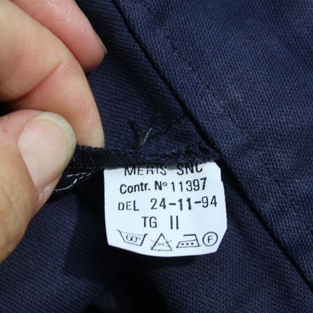 Genuine Surplus French Military Work Trousers Navy Blue G1 (3637)