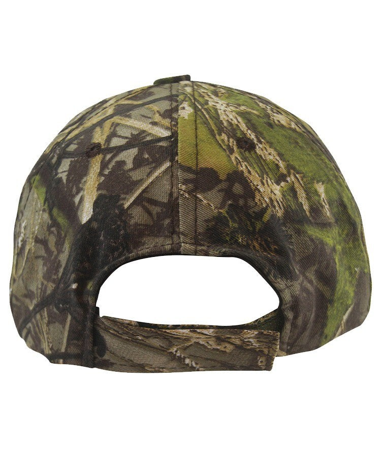 Hedgerow Camo Polycotton Baseball Cap Camouflage