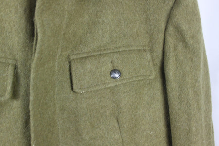 Genuine Surplus Romanian Wool Jacket Ex Army Vintage Small Mens / Womens (3225)