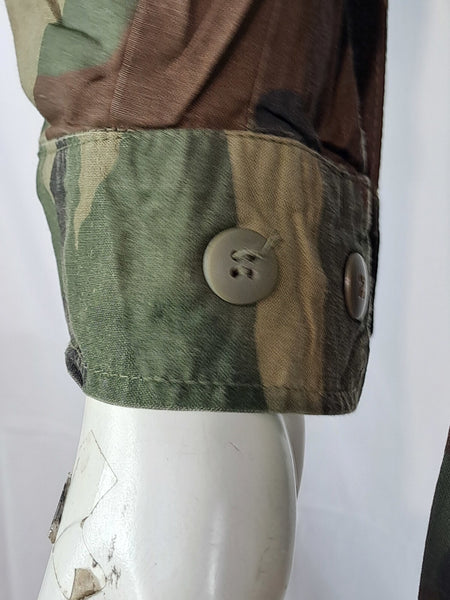 Genuine Surplus Croatian Army/Police Camouflage 100% Cotton Shirt Woodland Camo
