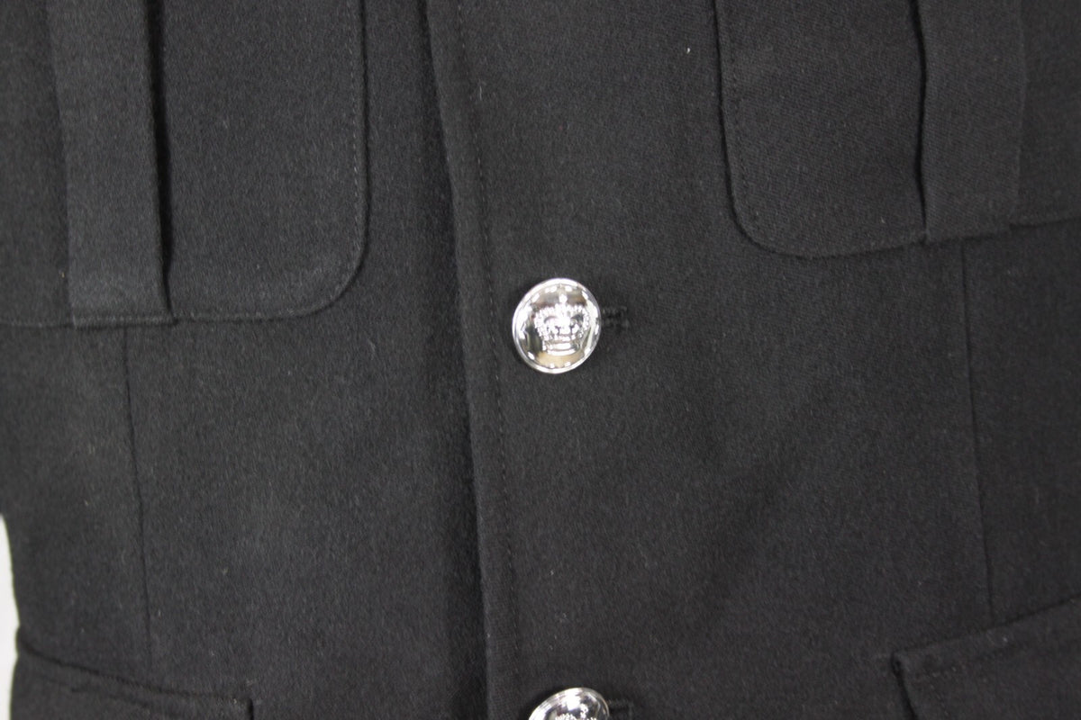 Genuine Surplus British Police Dress Jacket Black Formal Fitted Grade 2 (3305)