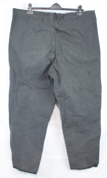 Genuine Surplus French / Belgian Vintage Canvas Trousers Stiff Navy 46" (1532)