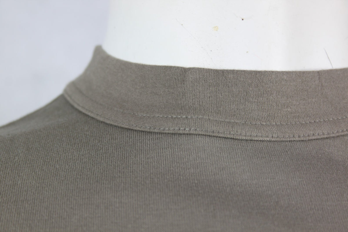Genuine Army Surplus Austrian T-Shirt Cotton Olive Green Grey Vintage 