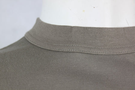 Genuine Army Surplus Austrian T-Shirt Cotton Olive Green Grey Vintage 