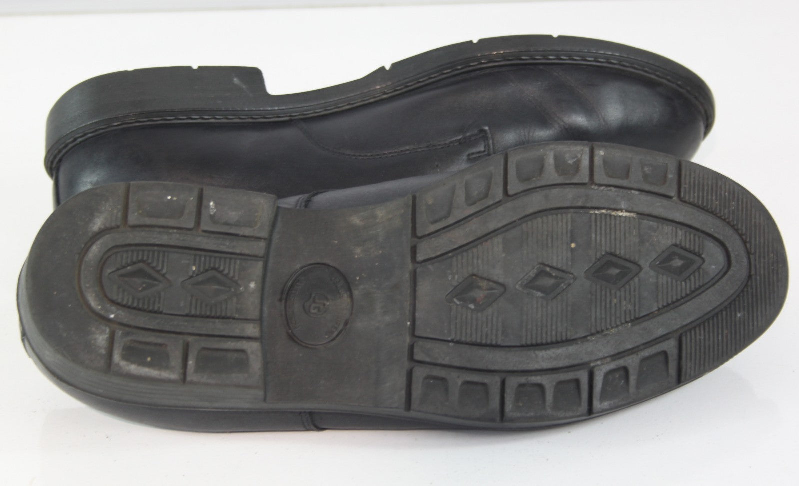 Genuine Surplus Austrian Army Mens Shoes Black Leather Lace Up (1978)