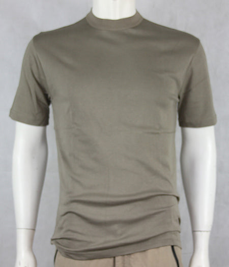 Genuine Army Surplus Austrian T-Shirt Cotton Olive Green Grey Vintage 