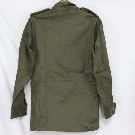French Army Style Plain Olive Green Lightweight Canvas Jacket 30" Chest (3318)
