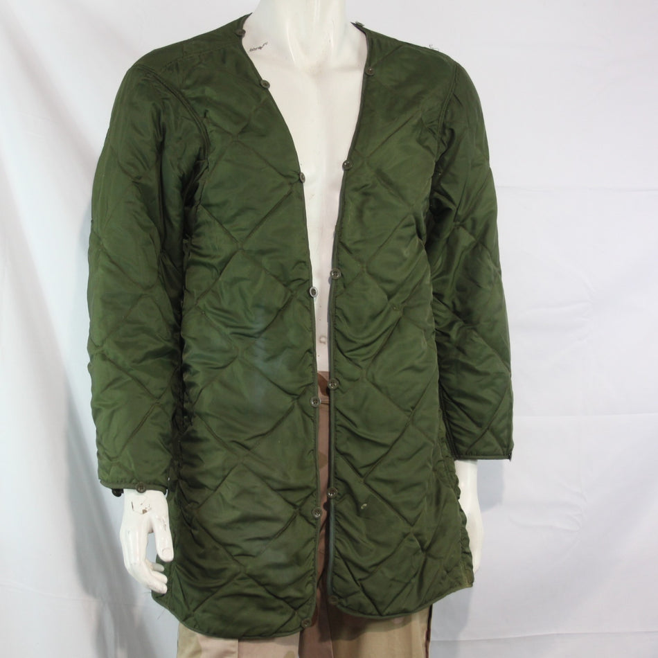 Czech Army Military Liner jacket Coat Quilted Genuine Surplus G2 34-36" (3708)