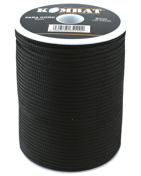 Kombat Paracord Reel String Cord Strong Camping Military Cadets Rope 3mm