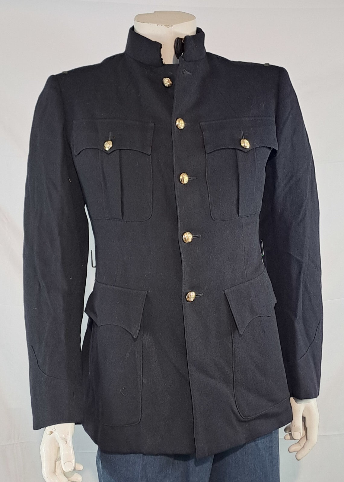Genuine Surplus British Army Dress Jacket Rivets in Collar 34-36" (2617)