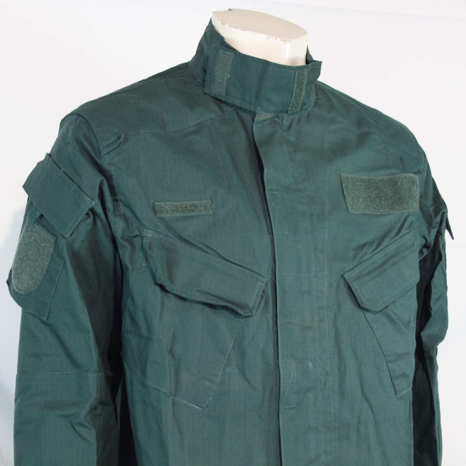 Genuine Surplus Spanish Police Combat Shirt Bottle Green Tactical S/Grade (3179)