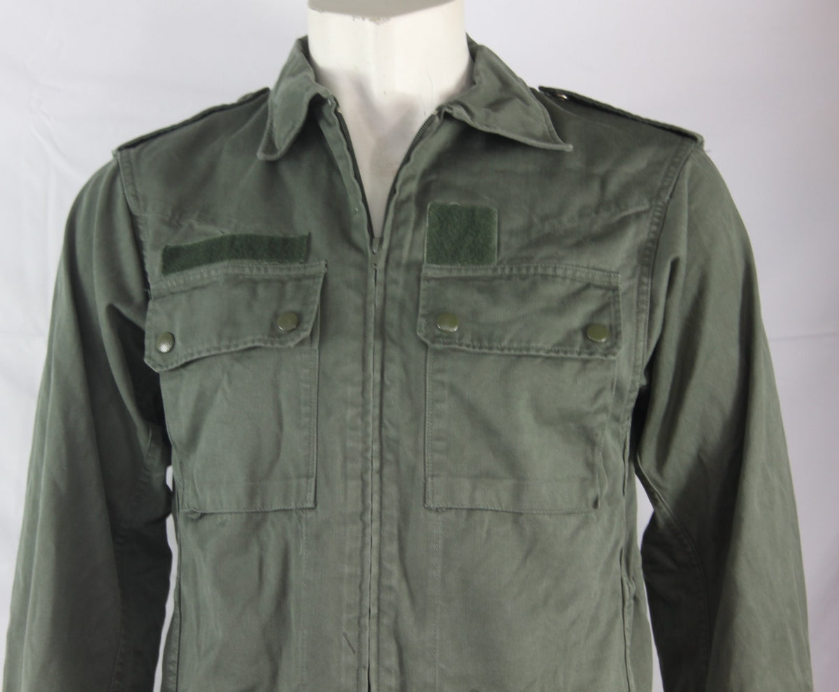 Genuine Surplus French Airforce Lightwight Cotton Canvas Jacket Olive 34" (1405)