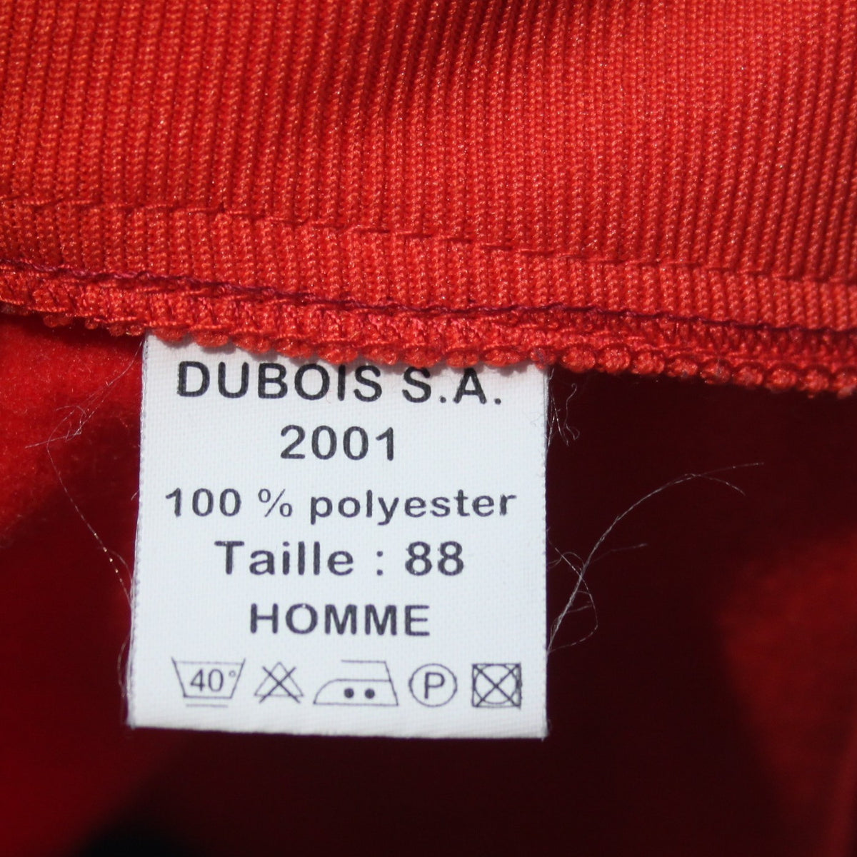 Tracksuit Top French Marines Jacket Genuine Surplus Military red/blue 34" (3992)