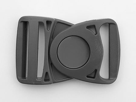 Duraflex Swinghead Buckle Centre Release Clip 40mm (Fits 40mm Strap) Grey 
