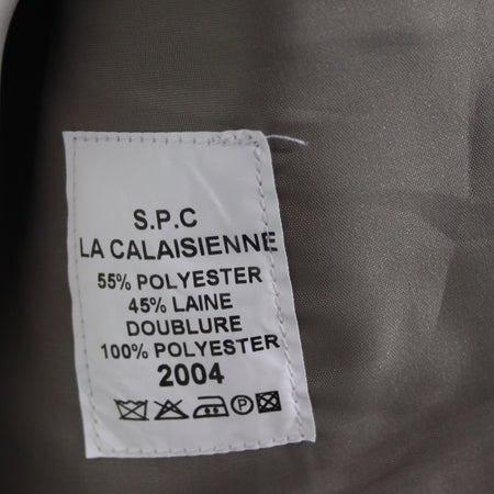 Genuine Surplus French Army Dress Jacket Beige Grey Grade 2 38" Chest (3492)
