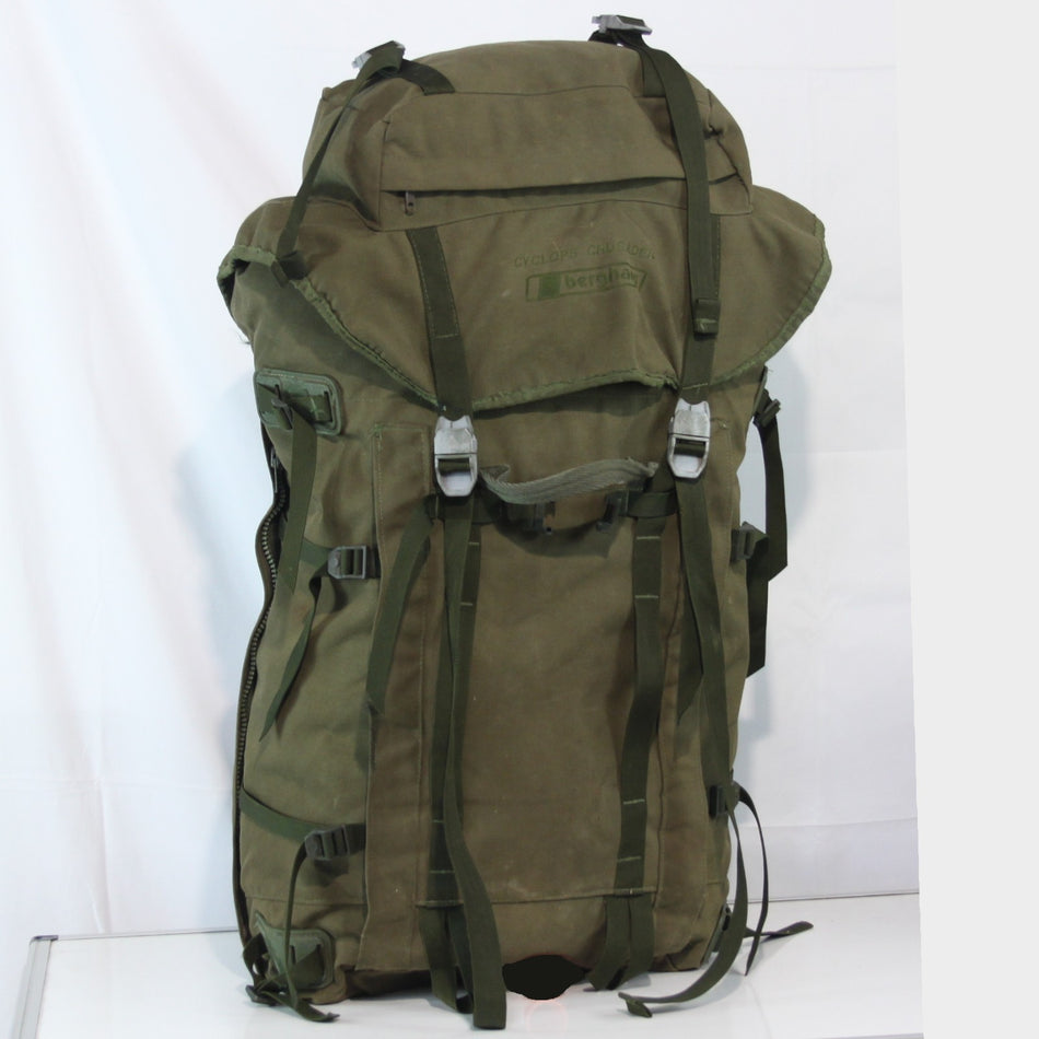Vintage Berghaus Cyclops British Army Bergen Olive Rucksack Genuine Surplus 3759