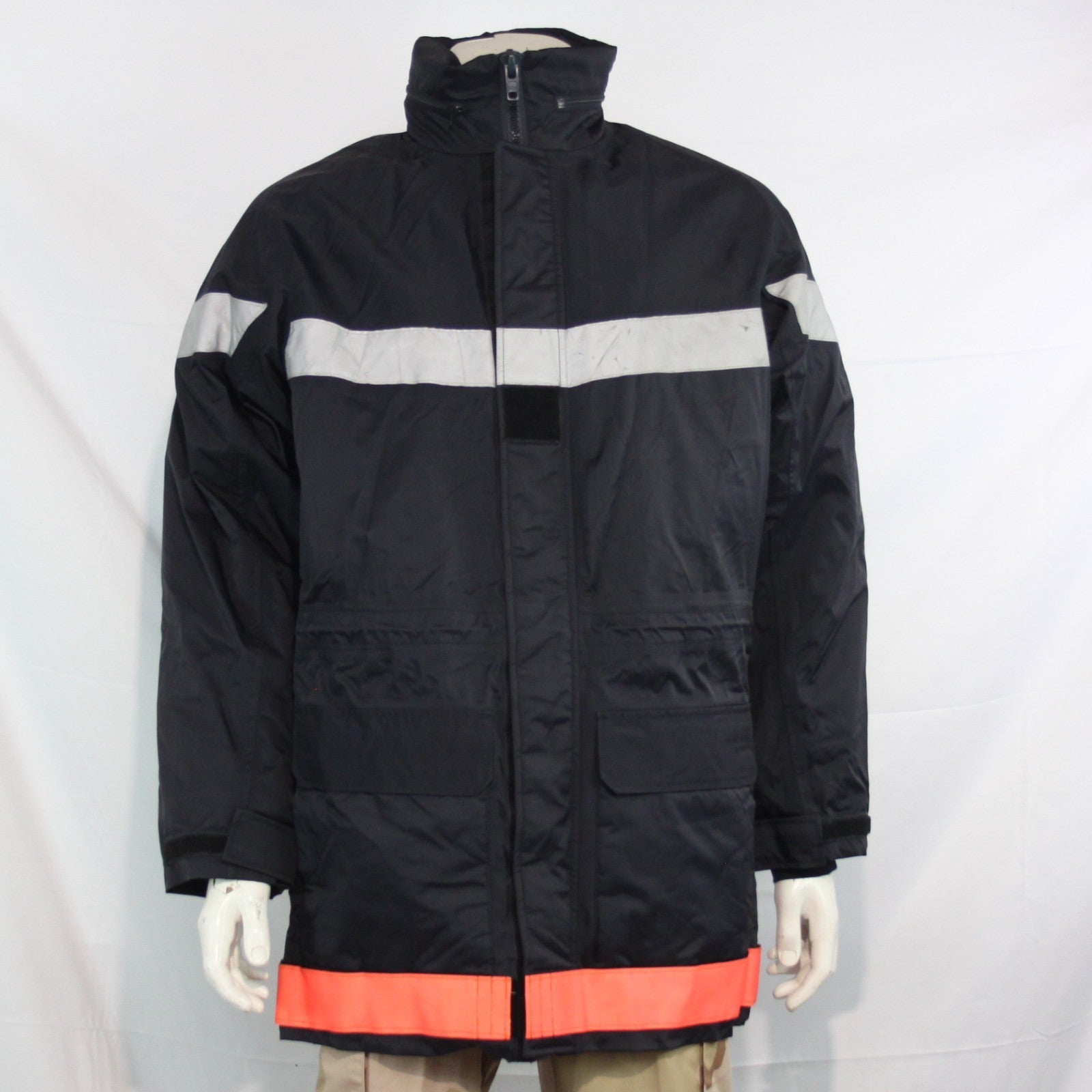 Genuine Surplus French Firefighters Waterproof Jacket 40-42" not fireproof 3361