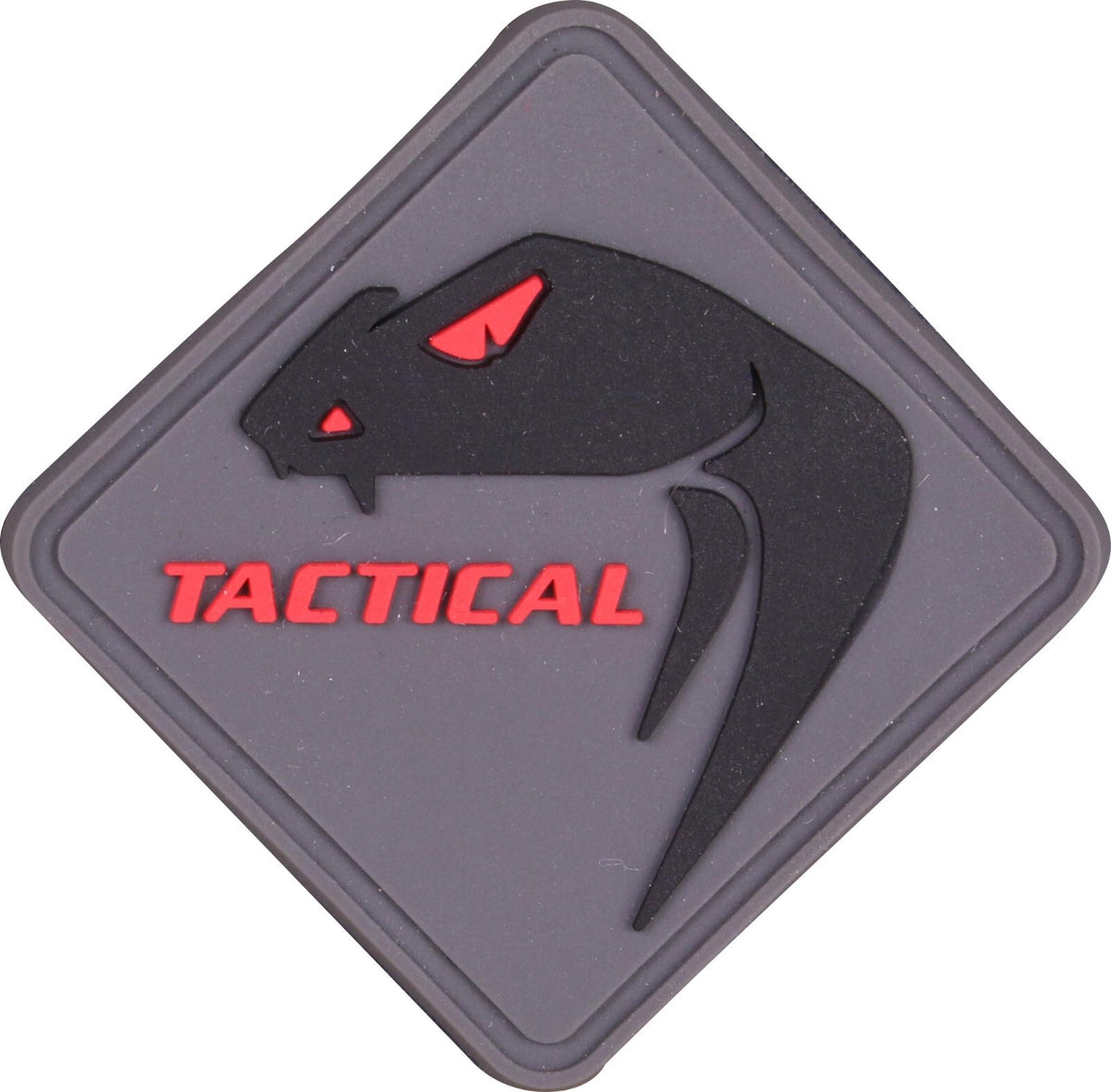 New Viper Snake Head Hook and Loop Patches Military Airsoft Biker Rubber