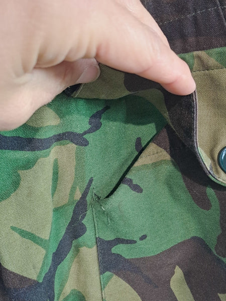 Genuine Surplus British 1970's Lined Vintage DPM Camo Jacket 36" (2641)