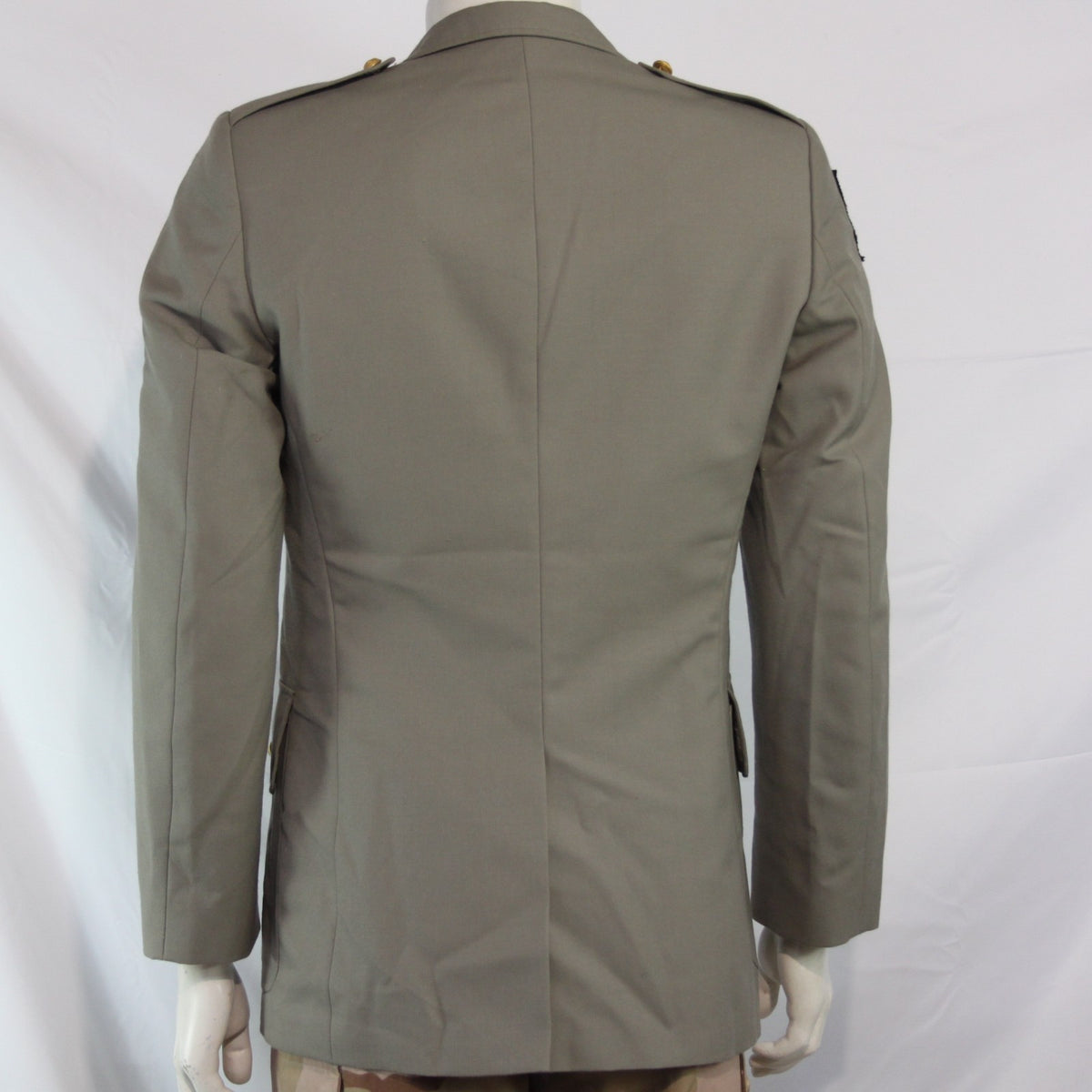Genuine Surplus French Army Dress Jacket Beige Grey Grade 2 38" Chest (3492)