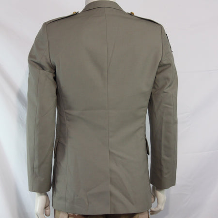 Genuine Surplus French Army Dress Jacket Beige Grey Grade 2 38" Chest (3492)