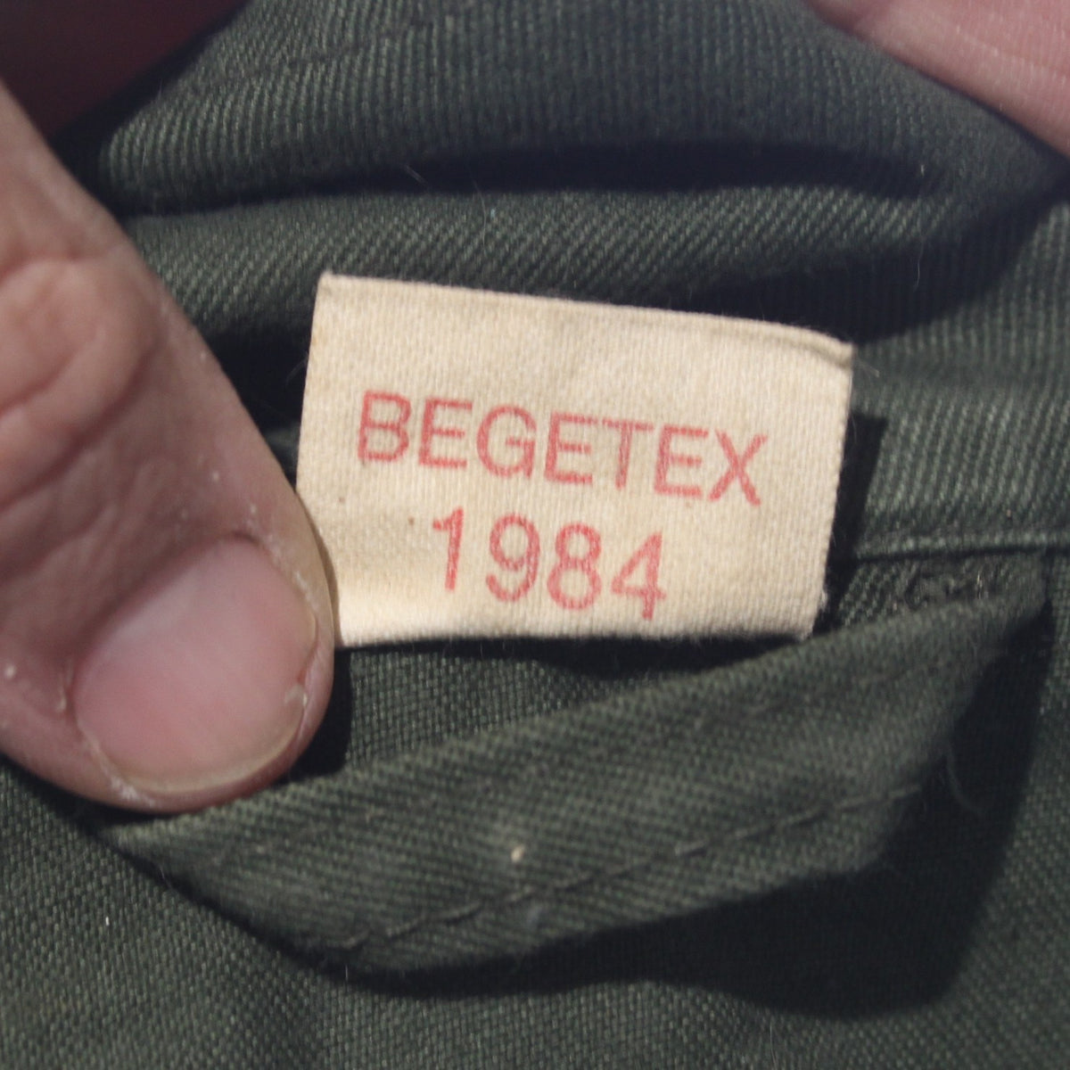 Genuine Surplus Belgian Heavyweight Press Stuf Fasten Field Shirt Olive (4261)