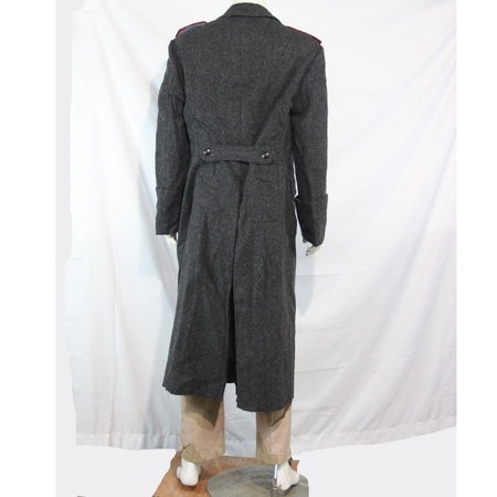 Vintage Bulgarian Army Soviet Era Greatcoat Coat Genuine Surplus 36-38" (3877)