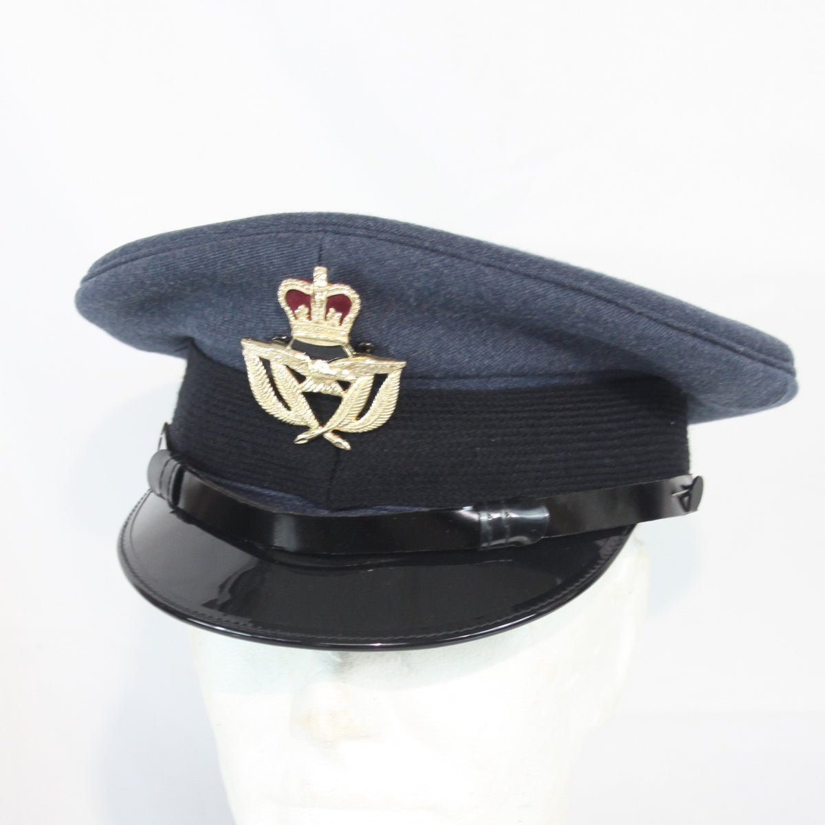 British RAF Warrant Officers Mens Dress Hat Genuine Surplus Peak Cap G1 (4445)