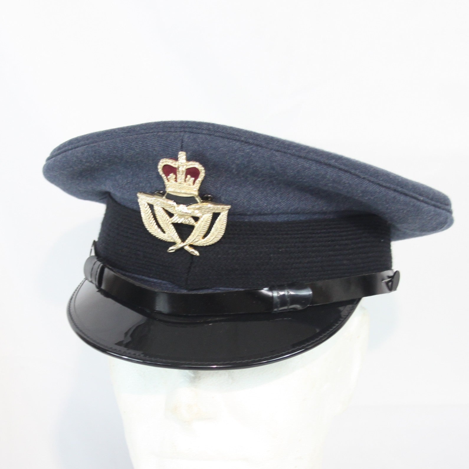 British RAF Warrant Officers Mens Dress Hat Genuine Surplus Peak Cap G1 (4445)