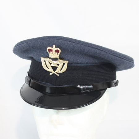 British RAF Warrant Officers Mens Dress Hat Genuine Surplus Peak Cap G1 (4445)