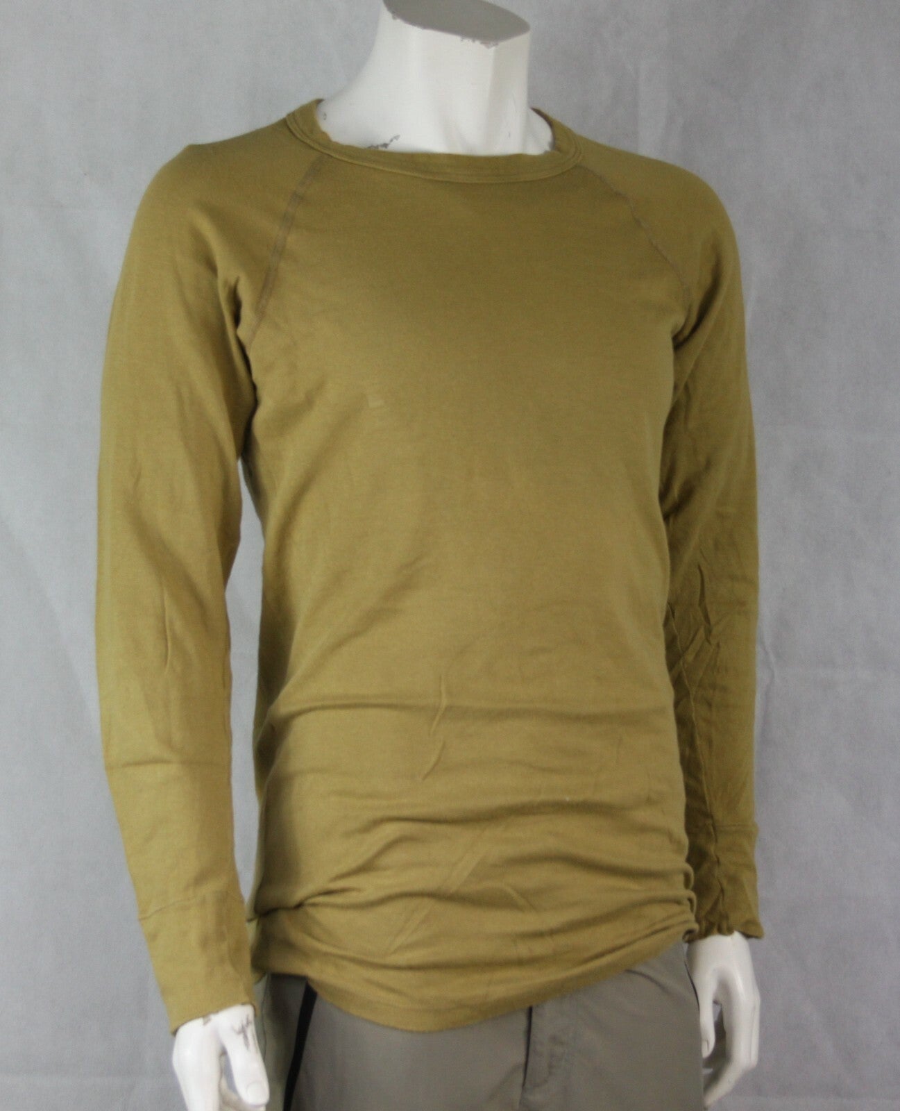 Genuine Surplus Dutch Army Thermal Koala Top Long Sleeve Vest Mustard G1