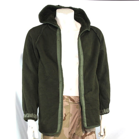 Genuine Surplus French Army Faux Fur Jacket Parka Liner Thermal Winter (3705)