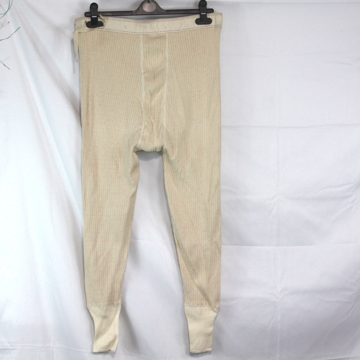 Vintage Swedish Cotton Long Johns Genuine Surplus Army Military ThermalCream3818
