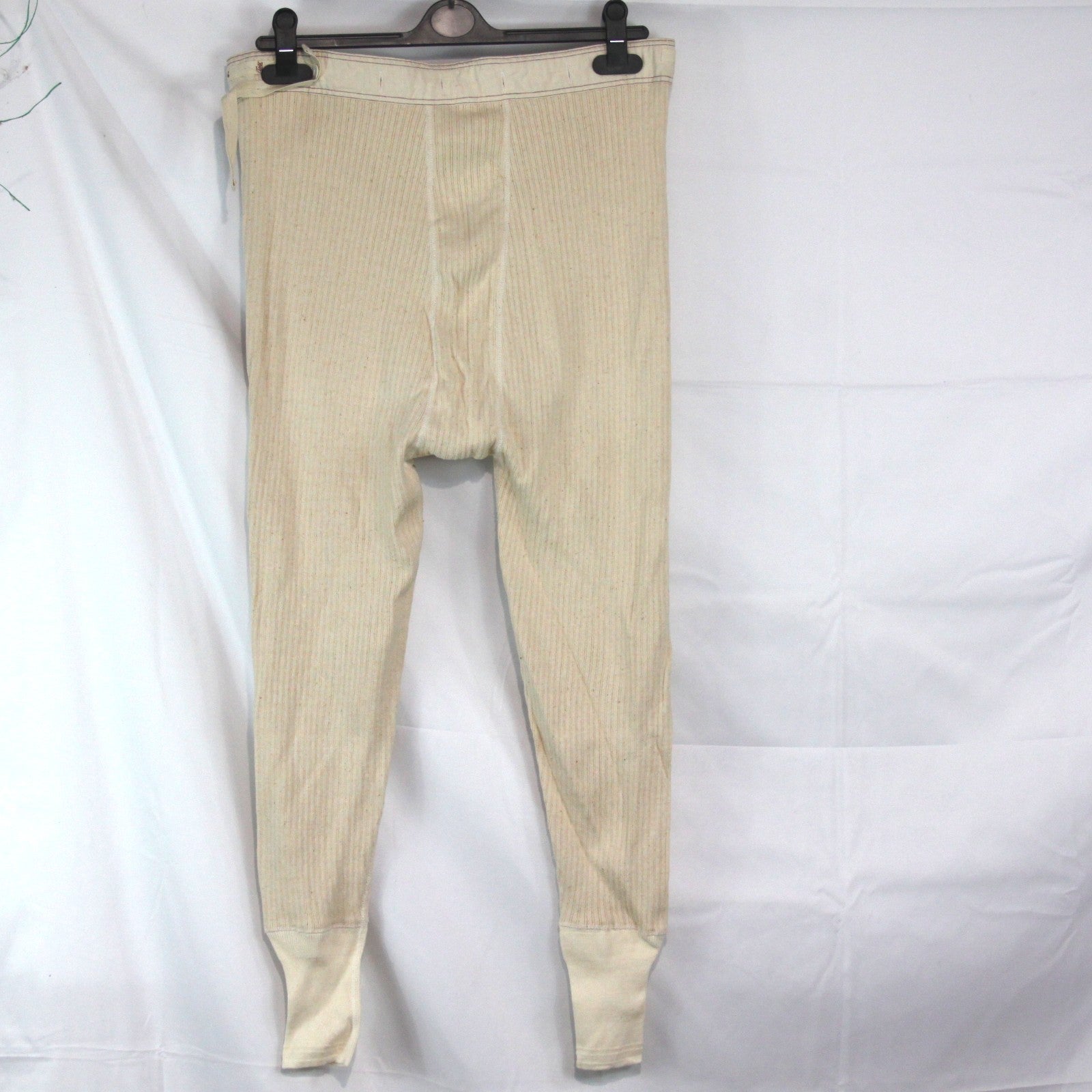 Vintage Swedish Cotton Long Johns Genuine Surplus Army Military ThermalCream3818