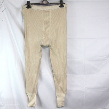 Vintage Swedish Cotton Long Johns Genuine Surplus Army Military ThermalCream3818