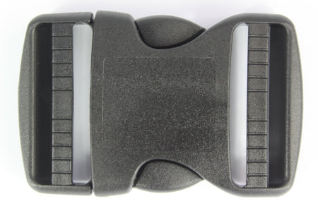 Double Side Release Buckles Black Plastic Clips Rucksacks Replacement All Sizes