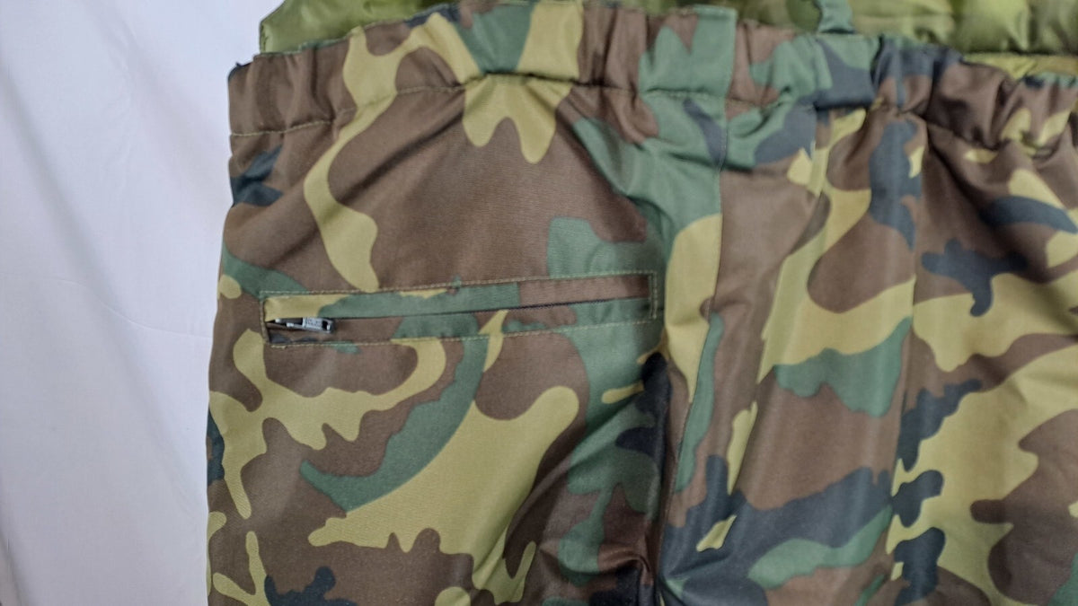 Genuine Surplus Spanish Army Camo Padded Winter Over Trousers 32" Waist (3028)
