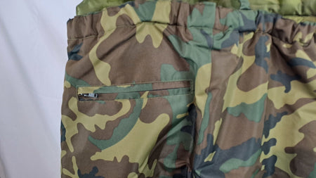 Genuine Surplus Spanish Army Camo Padded Winter Over Trousers 32" Waist (3028)